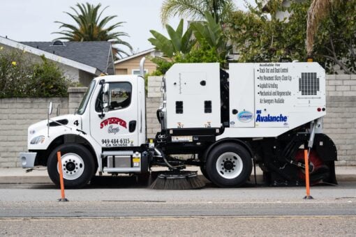 Construction Street Sweeping Service